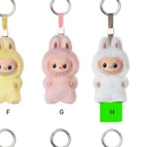 THE MONSTERS Pin for Love Series Vinyl Plush Pendant Authentic UNOPENED NIB